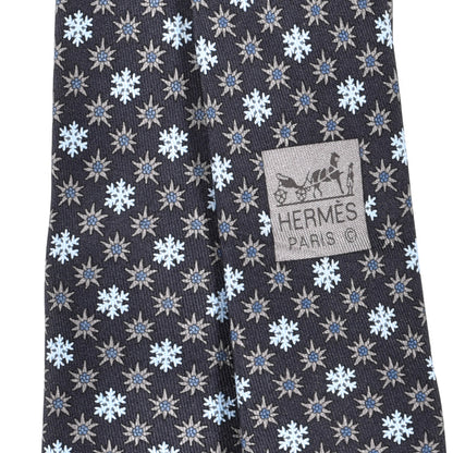 Hermes Silk Printed Mens Neck Tie 4 of 6