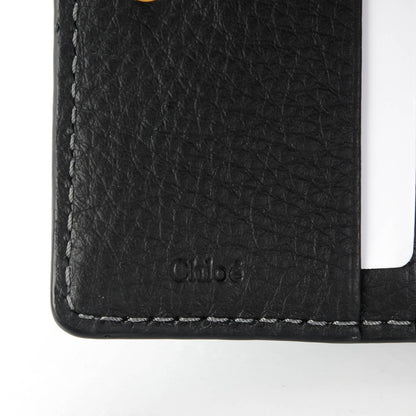 Chloe Grained Calfskin Marcie Square Wallet Black 6 of 7