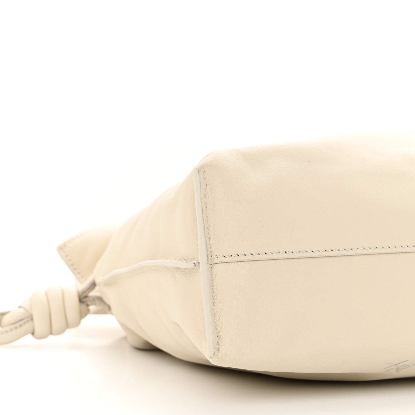 Nappa Calfskin Medium Flamenco Knot Bag Sea Salt