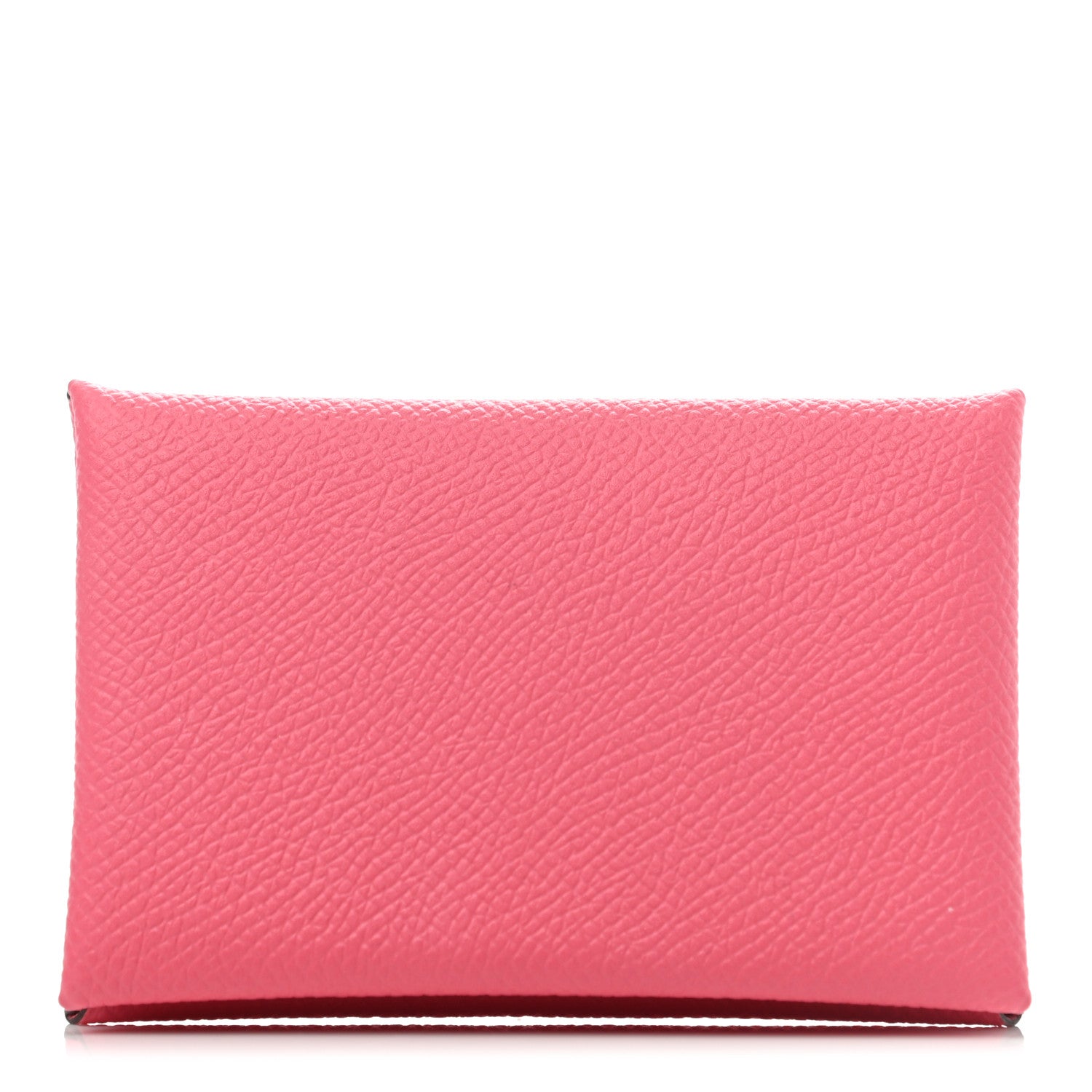 Hermes Epsom Calvi Card Case Rose Azalee 1 of 6