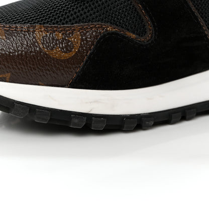 Louis Vuitton Suede Monogram Run Away Sneakers 37.5 Black 13 of 14