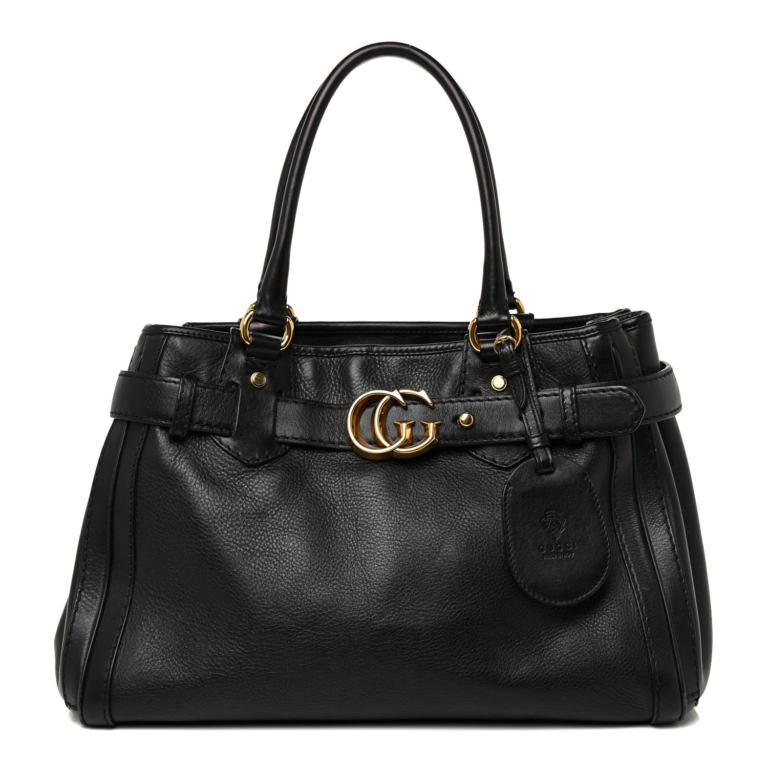 Gucci Calfskin Medium GG Running Tote Black 1 of 20