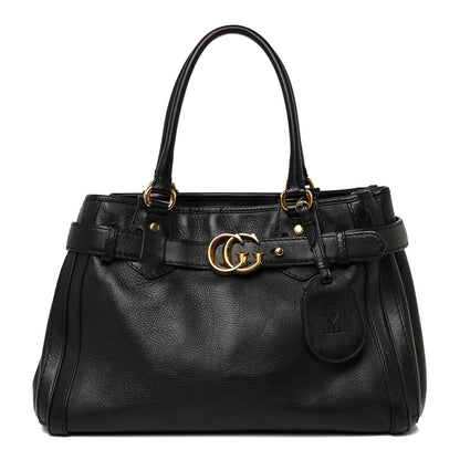 Gucci Calfskin Medium GG Running Tote Black 1 of 20