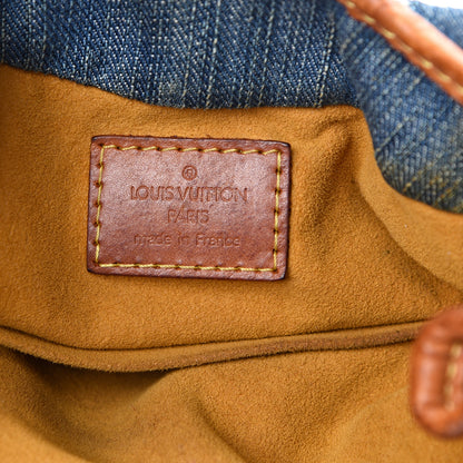 Louis Vuitton Monogram Denim Pleaty Blue 5 of 20
