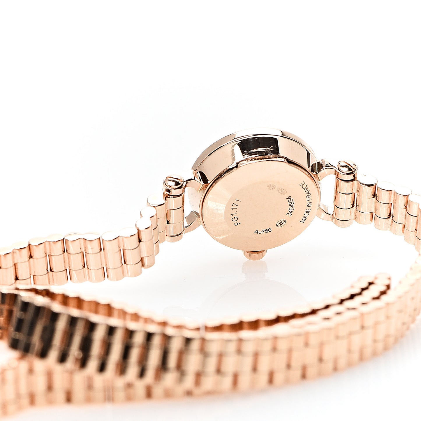 18K Rose Gold Diamond 16mm Faubourg Double Tour Quartz Watch