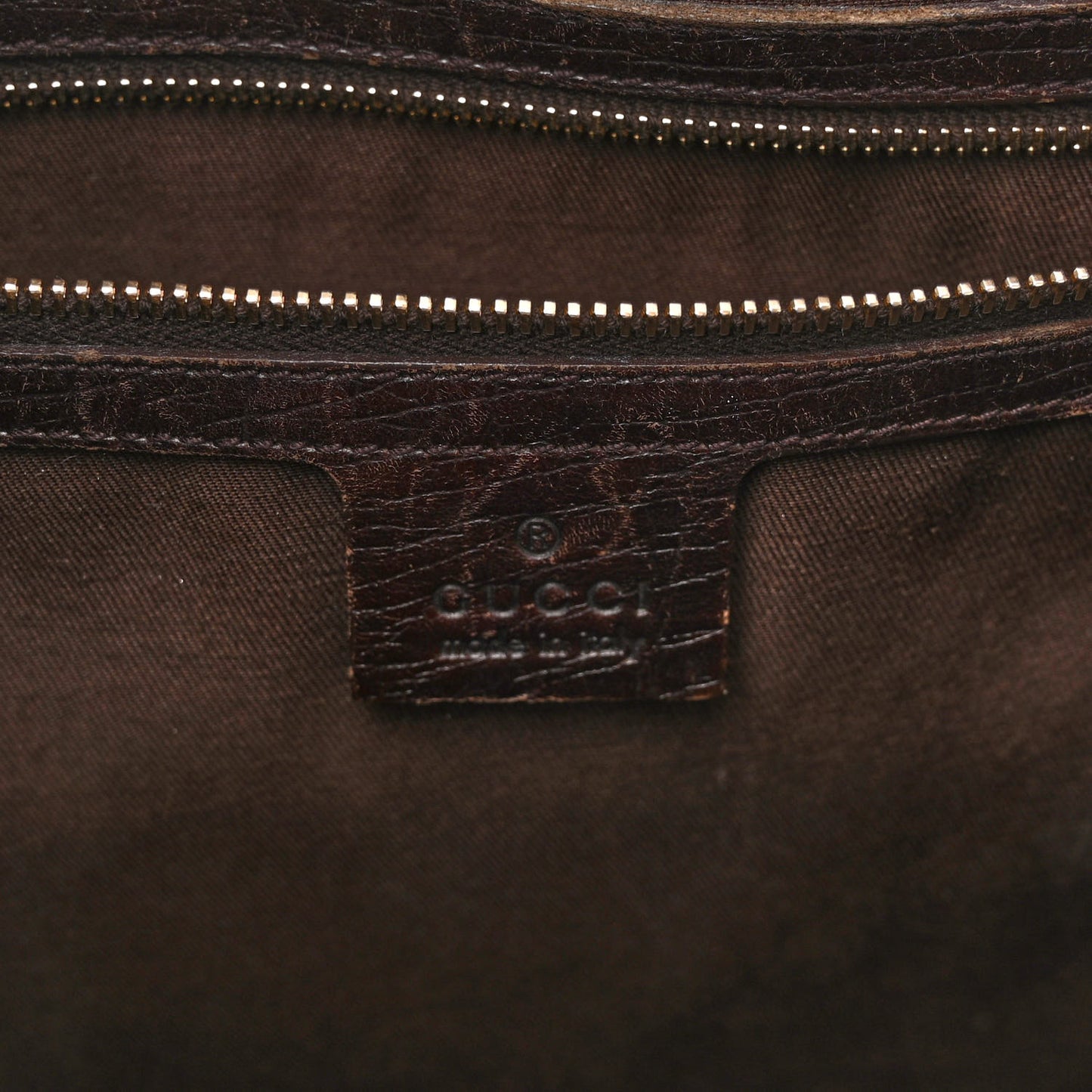 Monogram Medium Hasler Tote Dark Brown