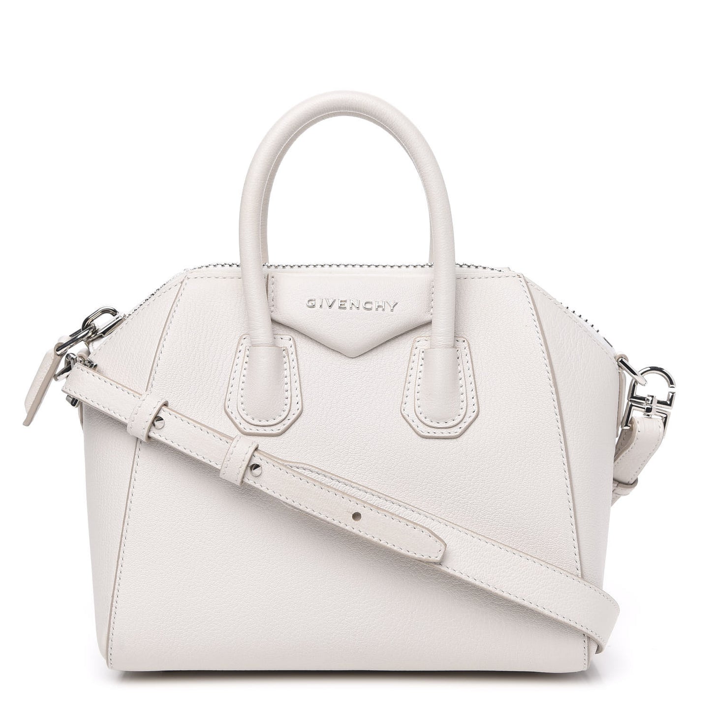 Sugar Goatskin Mini Antigona White