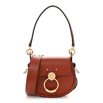 Chloe Calfskin Small Tess Bag Sepia Brown 1 of 10