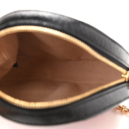Gucci Suede Patent Web Mini Ophidia Round Shoulder Bag Hibiscus Red Black 5 of 12