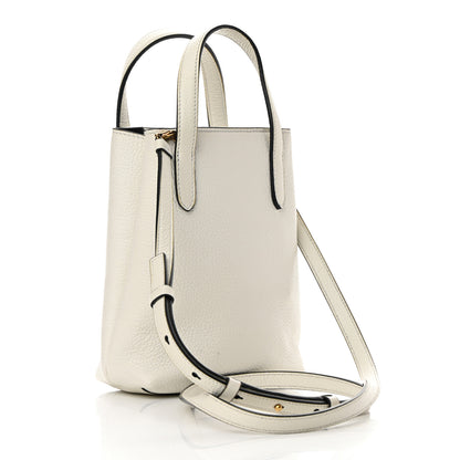 Salvatore Ferragamo Tumbled Calfskin Gancini Mini Bag White 3 of 13