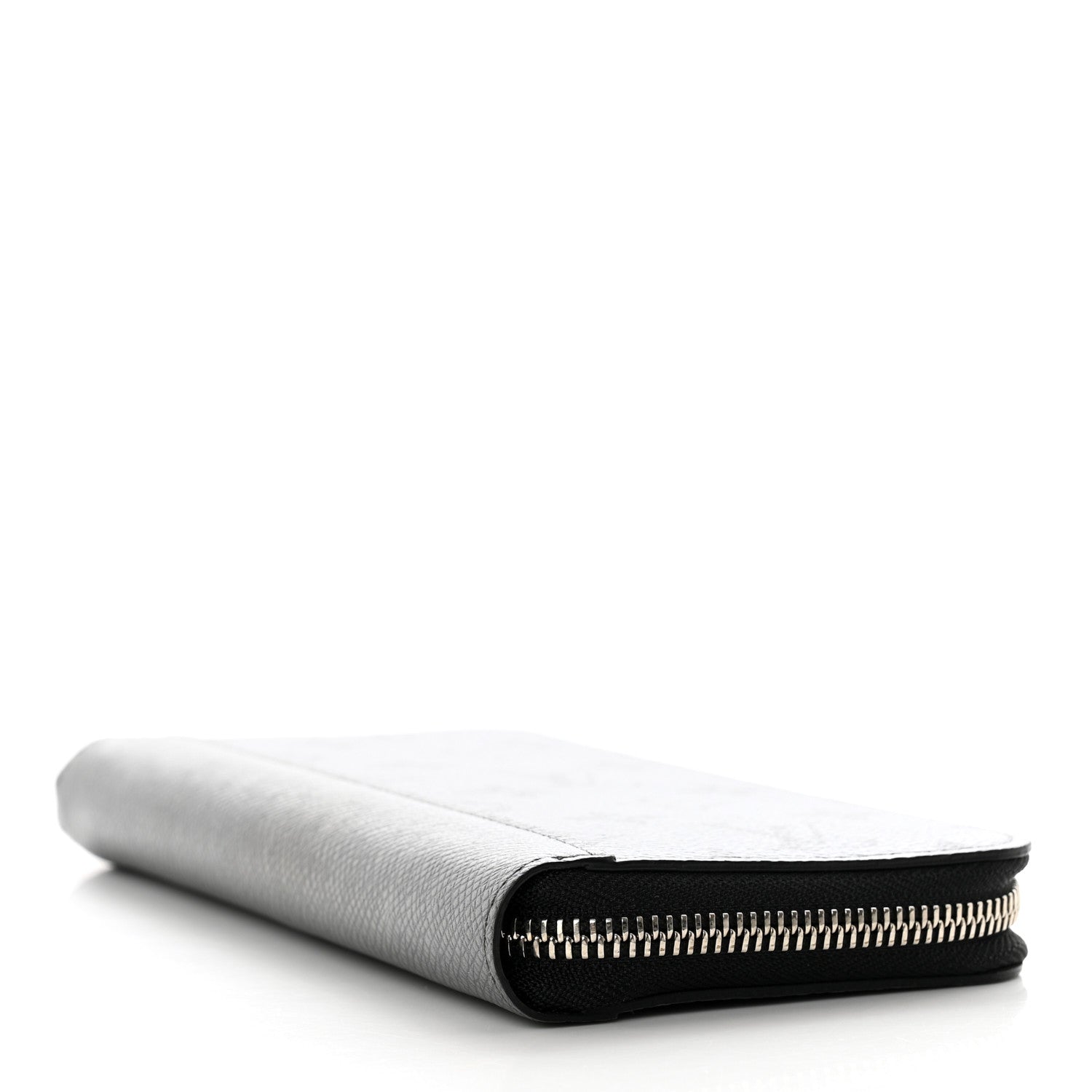 Louis Vuitton Taigarama Vertical Zippy Wallet Silver 5 of 10