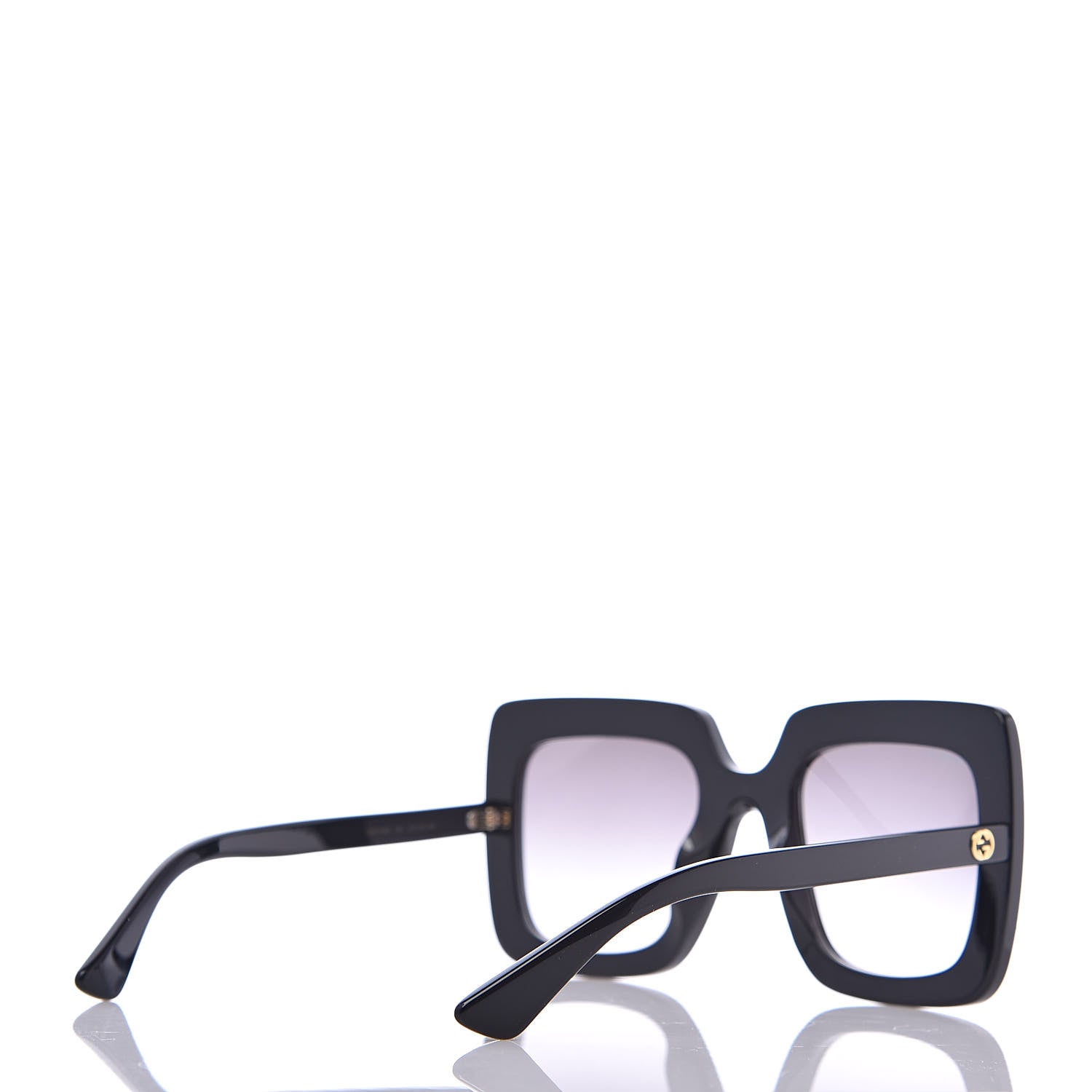 Gucci Acetate Crystal Oversize Sunglasses GG0148S Black 3 of 8
