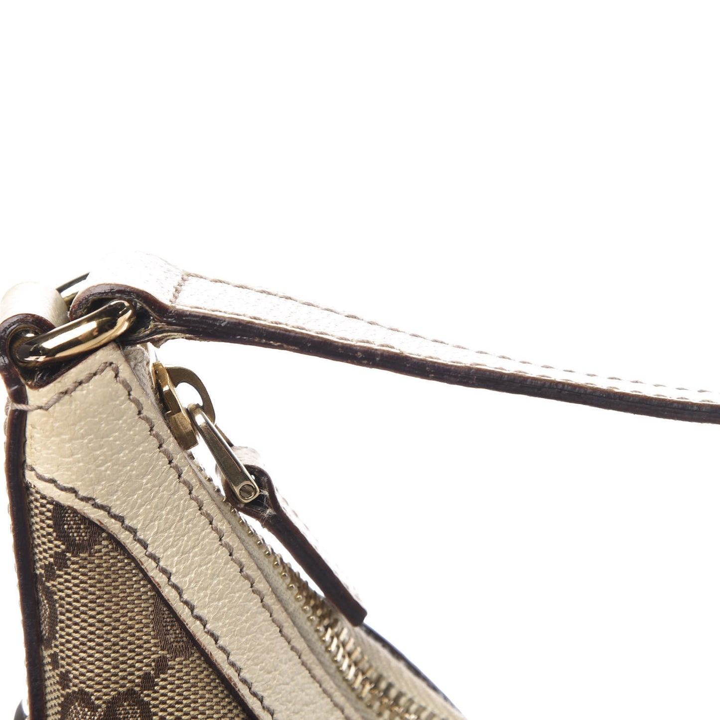 GG Monogram Medium Charmy Hobo Off White