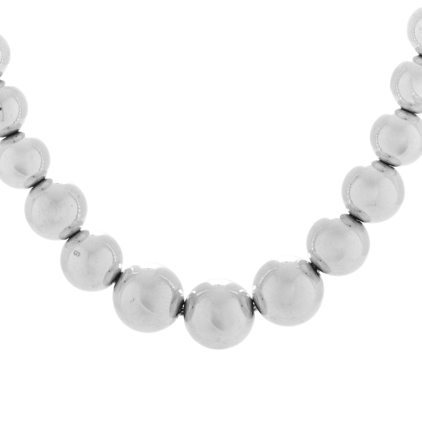 Sterling Silver HardWear Graduated Ball Necklace