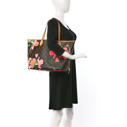 Louis Vuitton Monogram Roses Neverfull MM 2 of 20
