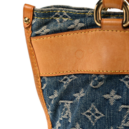 Louis Vuitton Monogram Denim Sac Plat Blue 24 of 31