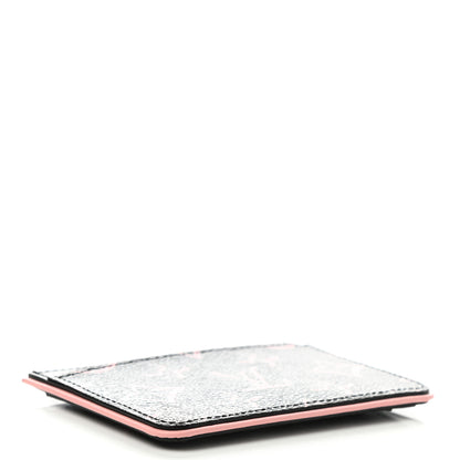 Louis Vuitton Monogram Fall for You LV Side-Up Card Holder Black 4 of 6