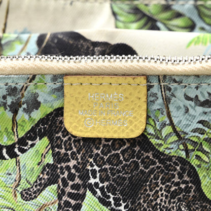 Hermes Epsom Silk'In Wallet Jaune Poussin Nata 6 of 13