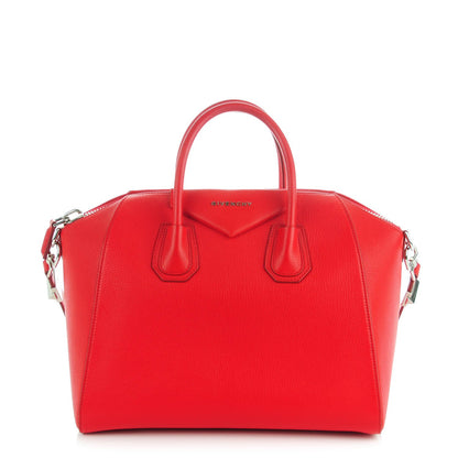 Givenchy Sugar Goatskin Medium Antigona Red 1 of 7