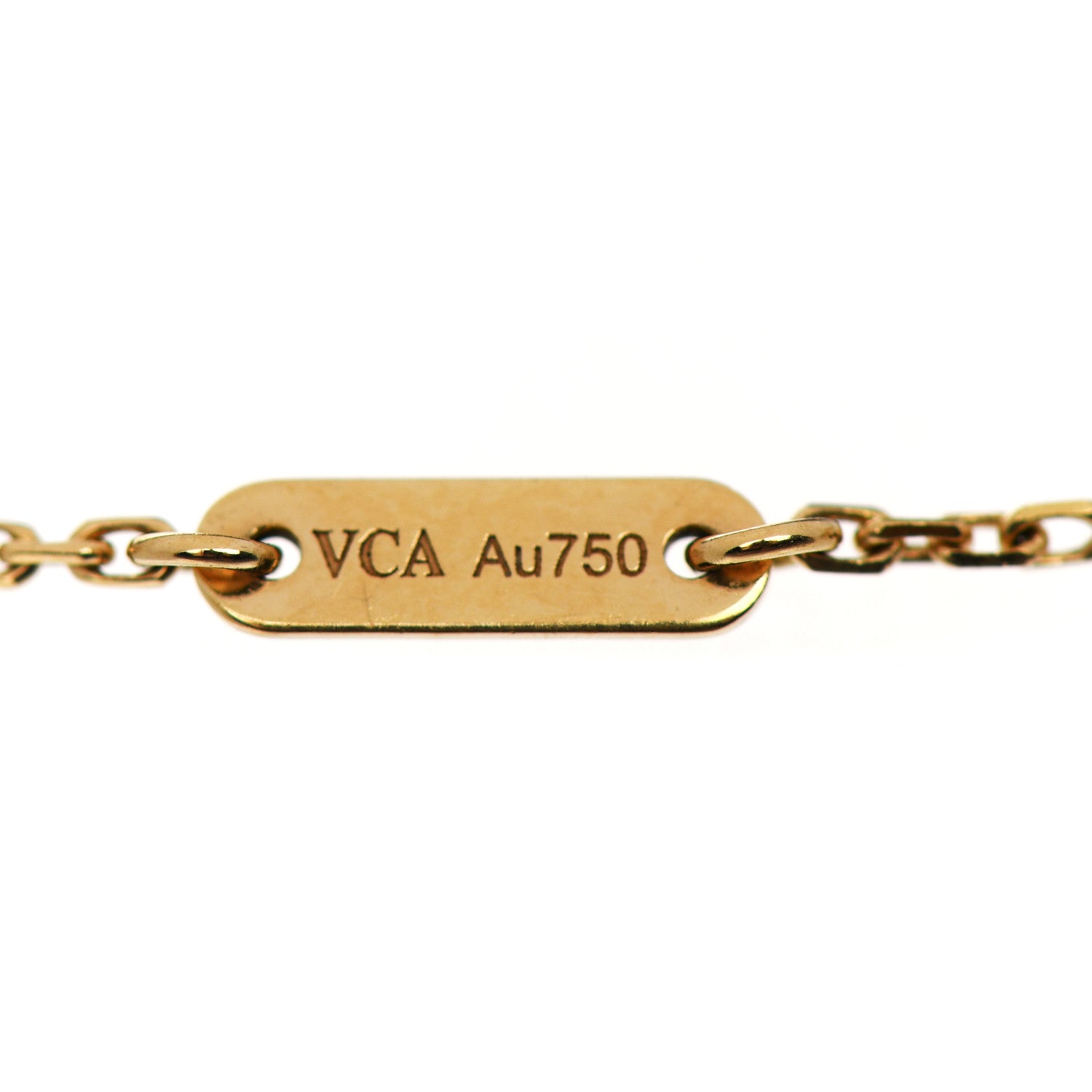 Van Cleef & Arpels 18K Yellow Gold Mother of Pearl Sweet Alhambra Bracelet 5 of 7