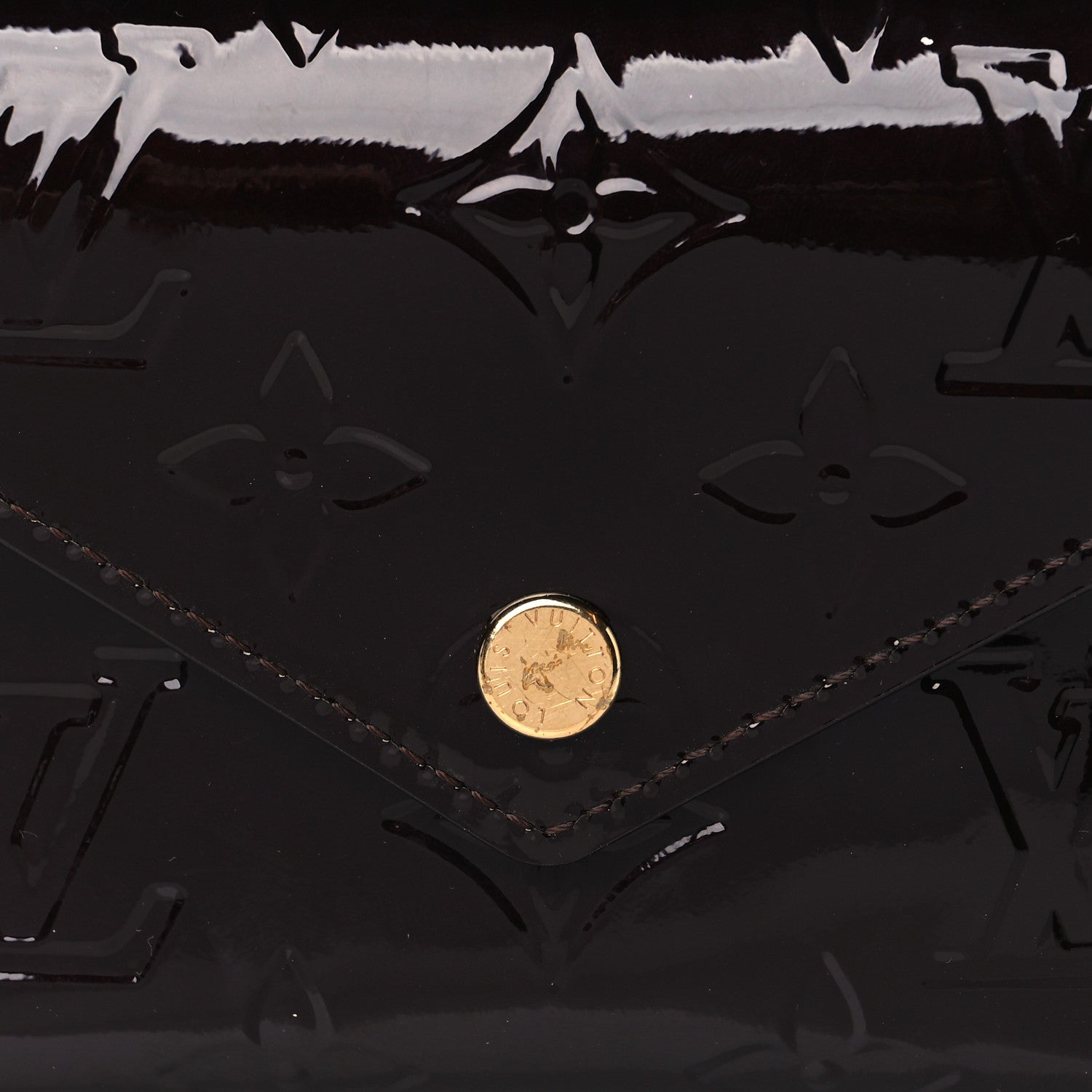 Louis Vuitton Vernis Victorine Wallet Amarante 7 of 7