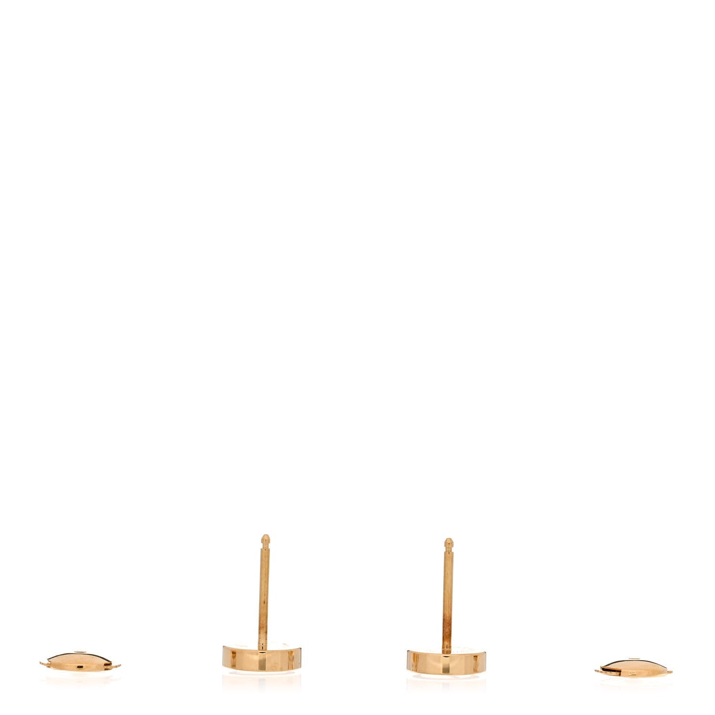 18K Yellow Gold LOVE Earrings