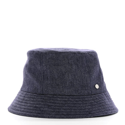 Hermes Denim Eden Bucket Hat 56 Indigo 4 of 11