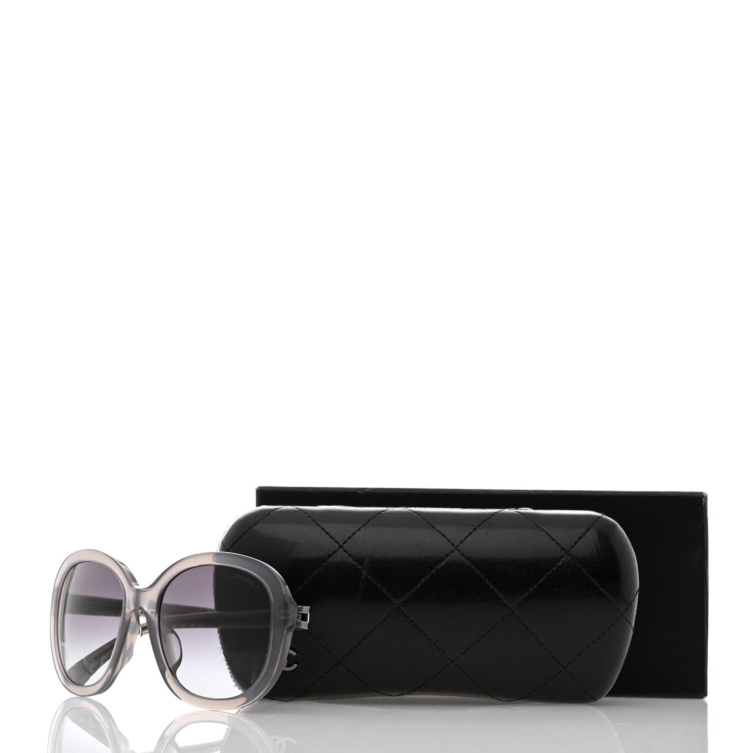 Chanel Acetate Quilted CC Polarized Sunglasses 5328 Grey 8 of 8
