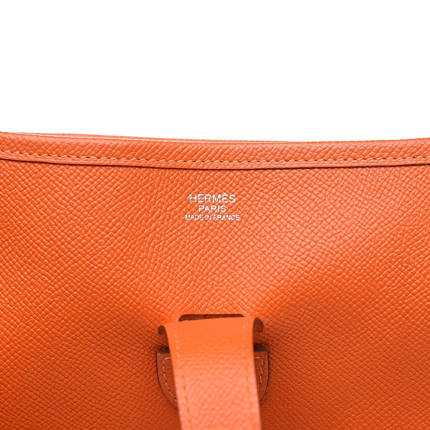 Hermes Epsom Evelyne III GM Orange 5 of 12