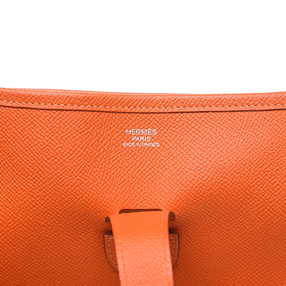 Hermes Epsom Evelyne III GM Orange 5 of 12
