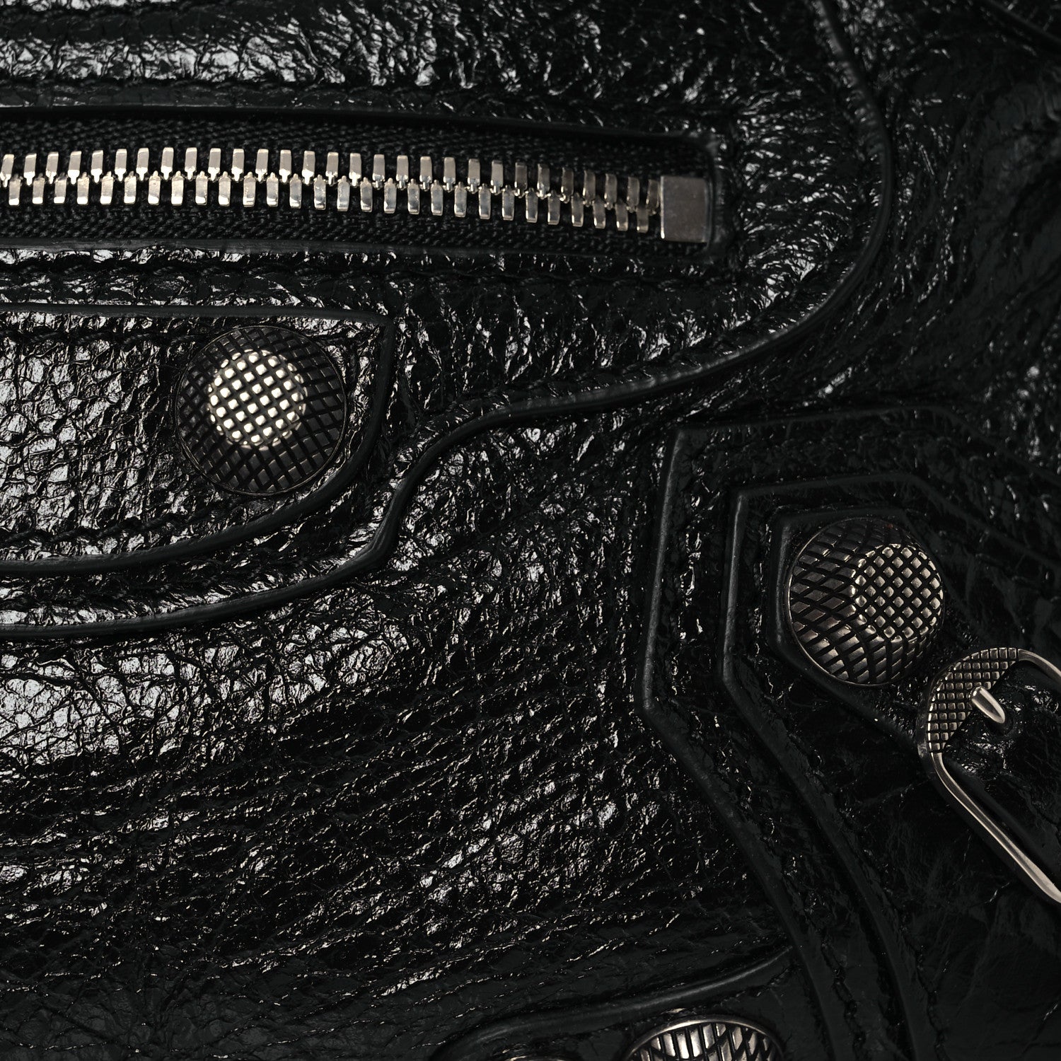 Balenciaga Agneau Arena Neo Cagole Mini Handbag Black 9 of 15