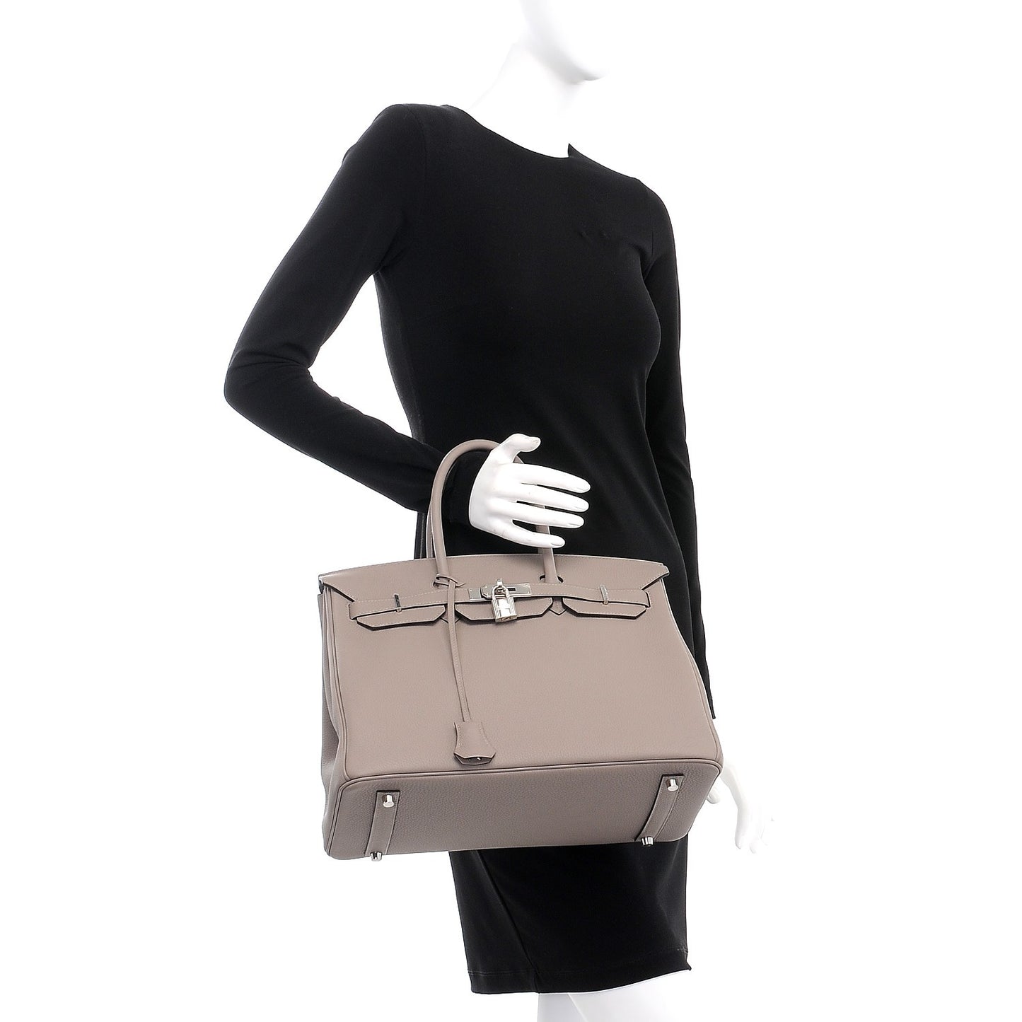Togo Birkin 35 Gris Asphalte