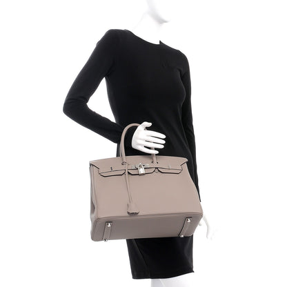 Hermes Togo Birkin 35 Gris Asphalte 2 of 34