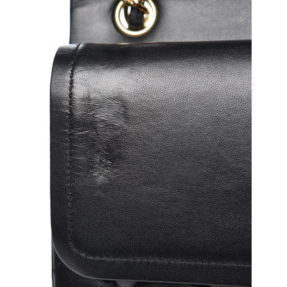 Chanel Lambskin Quilted Jumbo Double Flap Black 11 of 11