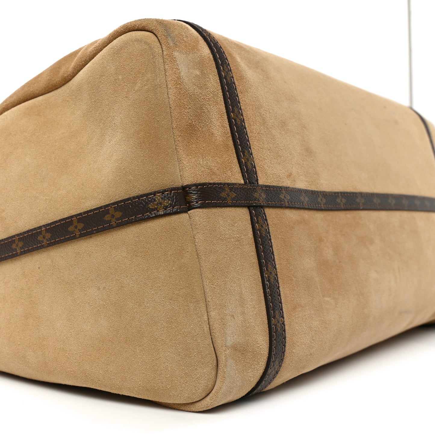 Suede Monogram Express MM Hazelnut