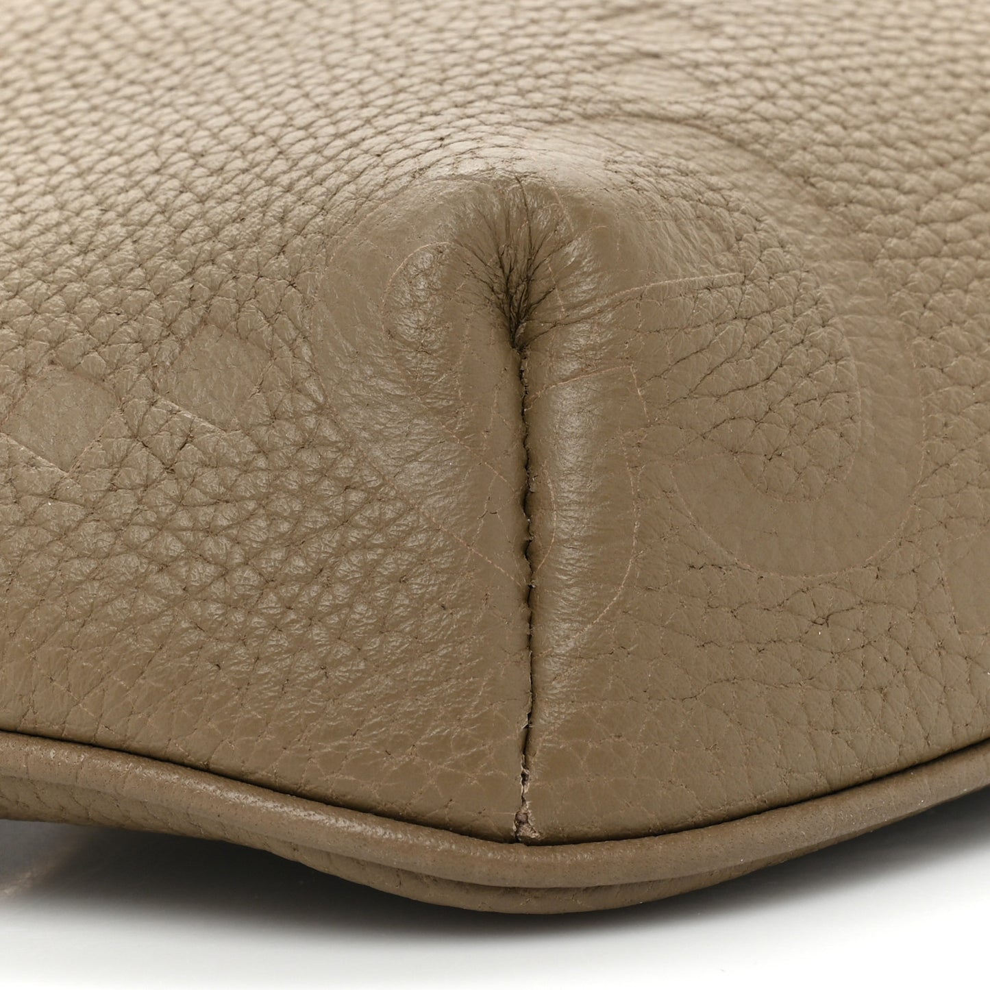Piuma Calfskin Jumbo GG Embossed Small Belt Bag Good Taupe
