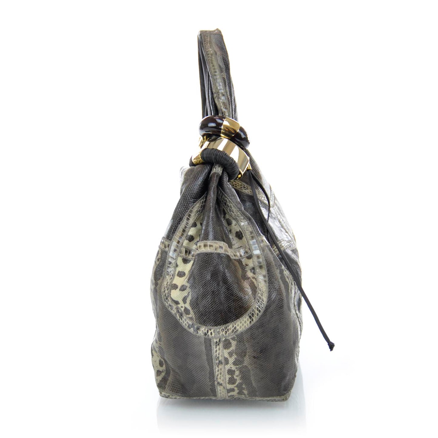 Patchwork Snakeskin Medium Saba