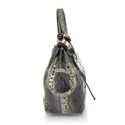 Jimmy Choo Patchwork Snakeskin Medium Saba 6 of 10