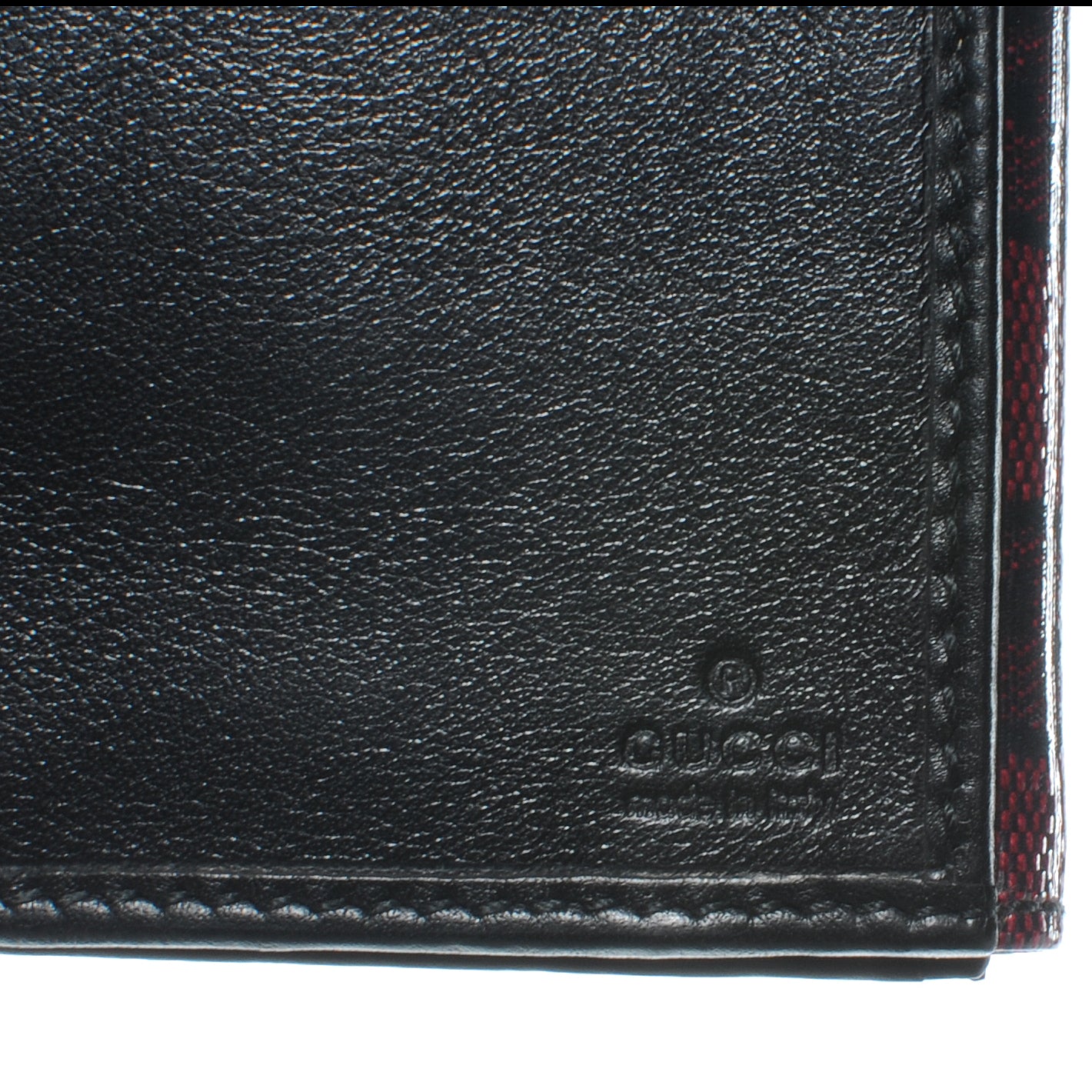 Crystal Monogram Hysteria Continental Wallet Light Cherry Black