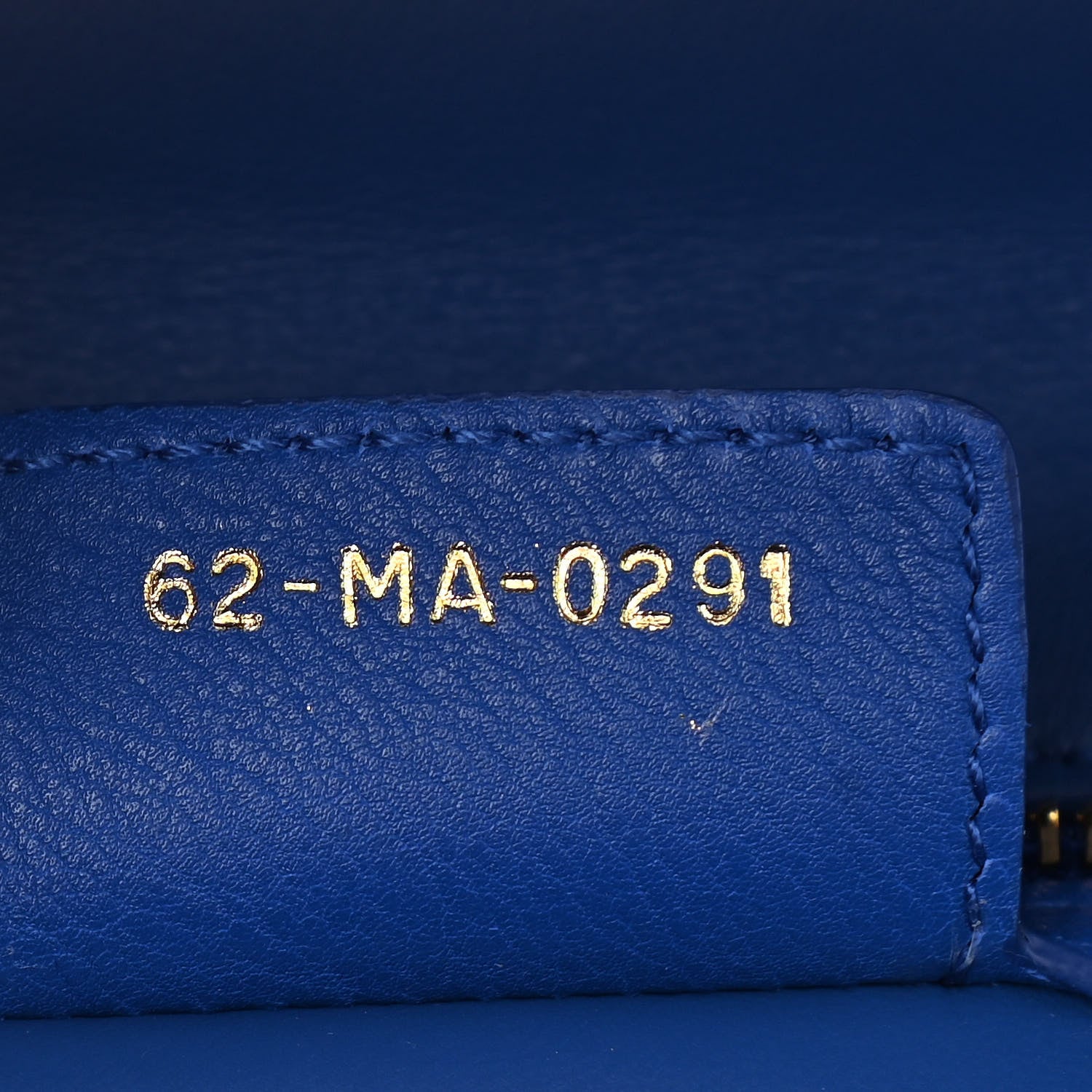 Christian Dior Calfskin Cannage Small Caro Bag Blue 6 of 9