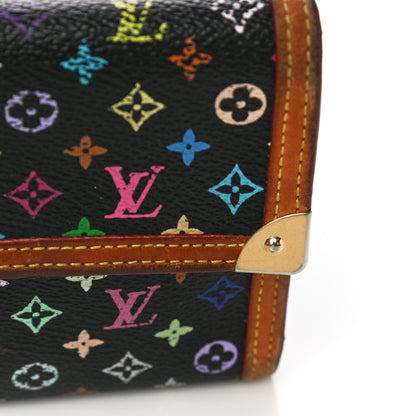 Louis Vuitton Monogram Multicolor Porte Tresor International Wallet Black 27 of 38
