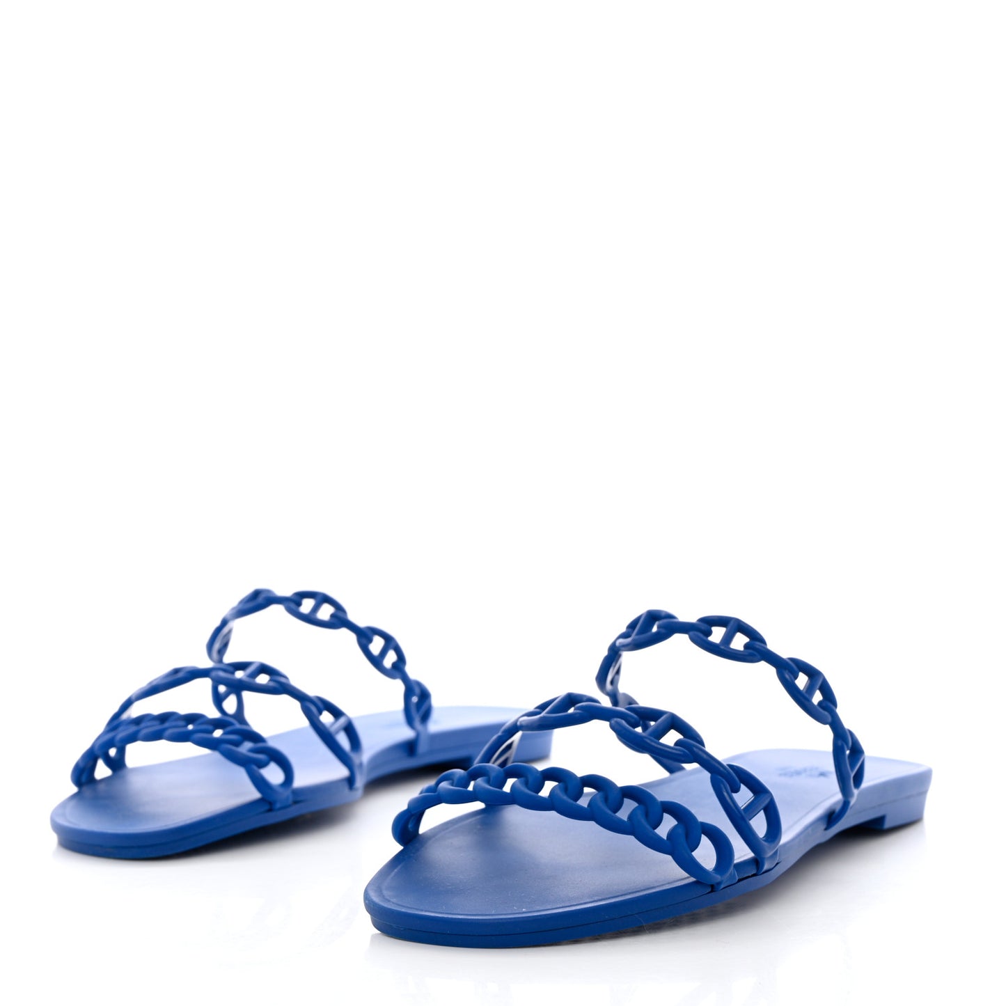 Rubber Chaine d'Ancre Rivage Sandals 38 Bleu Smalt