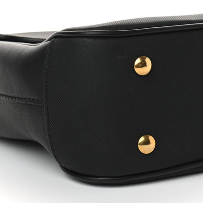 Burberry Trench Calfskin Medium DK88 Top Handle Bag Black 7 of 9
