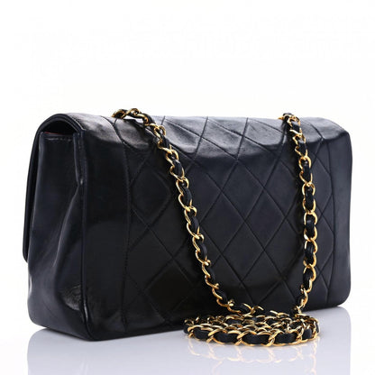 Chanel Lambskin Quilted Medium Single Flap Black 3 of 21