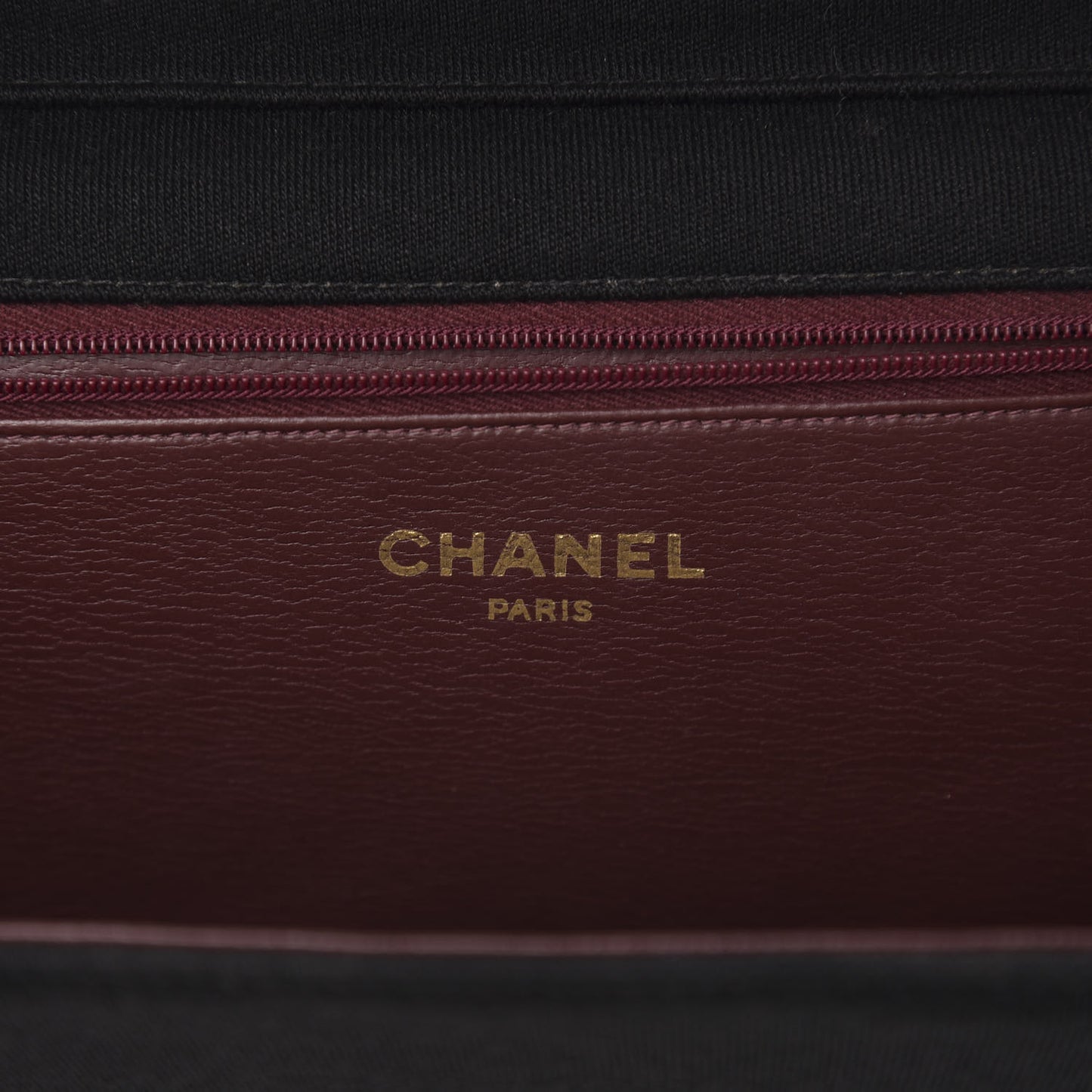 Jersey Quilted Wallet On Chain WOC Black