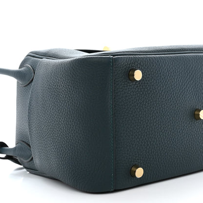 Hermes Taurillon Clemence Lindy 26 Vert Cypress 9 of 11