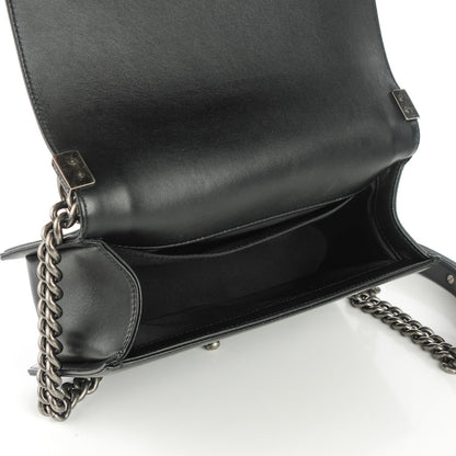 Chanel Lambskin Quilted Medium Boy Flap Black 6 of 7