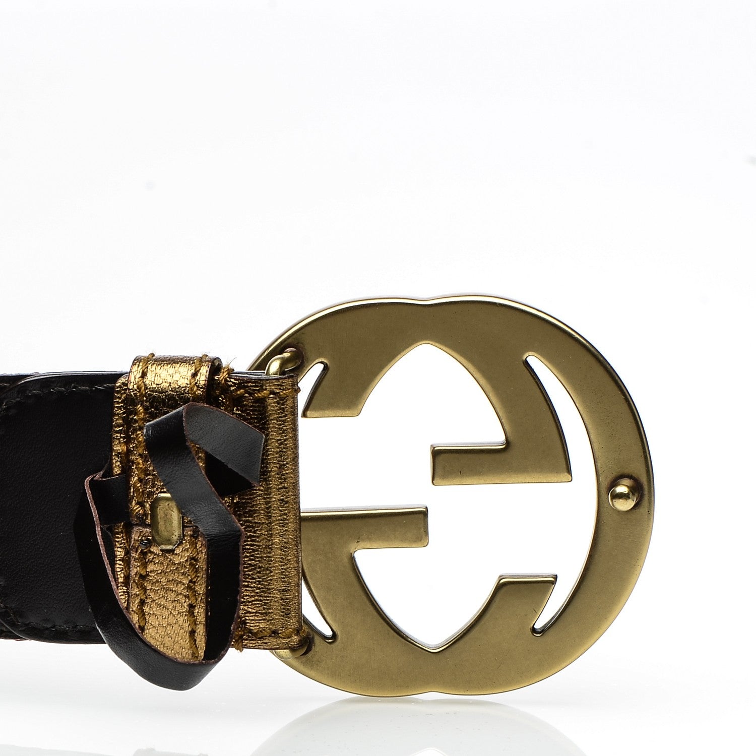 Gucci Canvas Web Interlocking G Belt 85 34 4 of 6