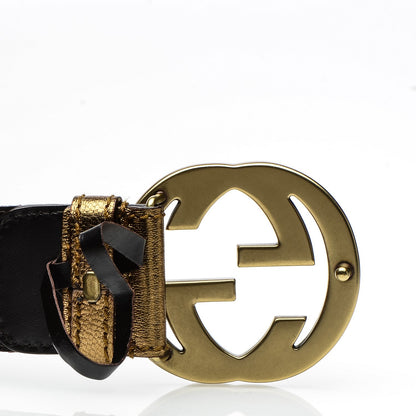 Gucci Canvas Web Interlocking G Belt 85 34 4 of 6
