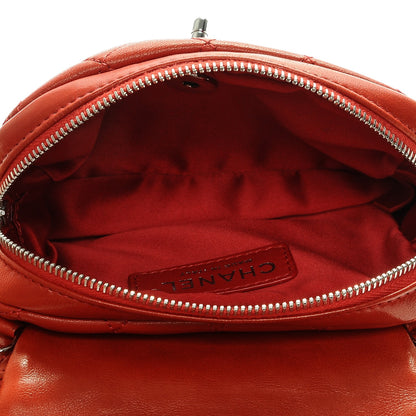 Chanel Lambskin Quilted New Mini Flap Red 6 of 9